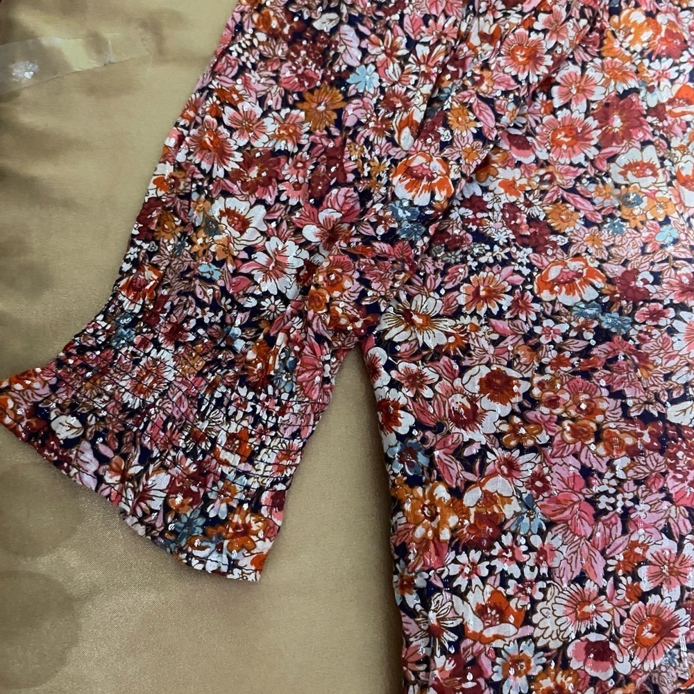Talbots Multicolor Floral Button-Up Shirt - Picture 5 of 13